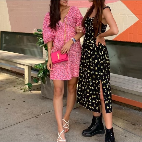 Zara Pink Floral Dress - Picture 5 of 5